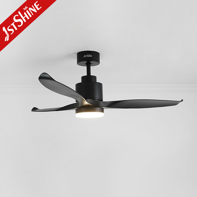 Plastic DC Motor Save Energy Ceiling Fan Lights With 6 Speed Remote Control