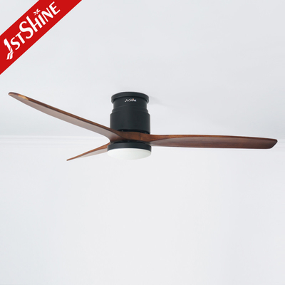 Ceiling Fan With Light And Remote Control,Energy Saving 3 Color Led Light Living Room