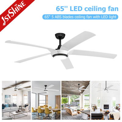 65 Inch Modern LED Ceiling Fan DC Motor Large High Air Volume ABS Blade