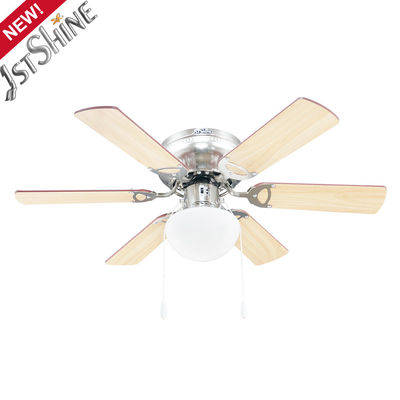 32'' 6 MDF Blades Decorative AC Motor Ceiling Fan With Light Kit
