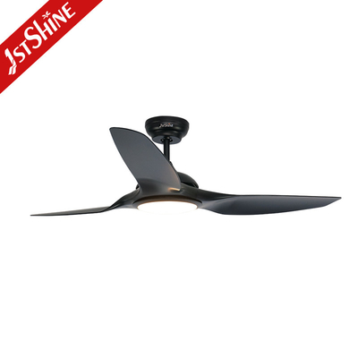 Led 35w 5 Speed DC Motor Ceiling Fan With Remote Control Black ABS Blades