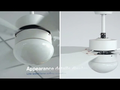 แบบดึงโซ่ ROHS พัดลมเพดานที่เงียบสงบขนาด 42 นิ้วสำหรับตกแต่งบ้าน