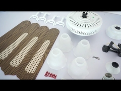 โคมระย้าพัดลมเพดานคลาสสิกแบบดั้งเดิมขนาด 52 นิ้วสำหรับร้านอาหาร