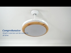 ใบมีดพับเก็บได้ 3 ใบ พัดลมเพดานเปลี่ยนสีได้ 3 อันสำหรับร้านอาหารในห้องนอนนั่งเล่น