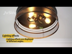 ห้องนอน ETL พัดลมเพดานมองไม่เห็นบ้านไร่ 42 นิ้วพร้อมไฟ