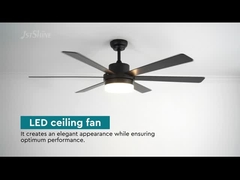 35w 56 Inch Silent Modern LED Ceiling Fan ประหยัดพลังงาน DC Motor