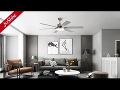 แฟนเพดานห้องนอน 58 นิ้ว พร้อมไฟ ปรับเปลี่ยนเสียงเงียบ DC มอเตอร์ MDF Blade