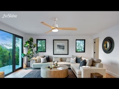 3 ใบไม้ พัดลมเพดานด้วยหลอดไฟตกแต่งภายใน