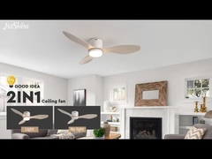 พัดลมเพดานพลาสติกสีขาว / OEM สําหรับเพดานต่ํา