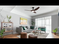 พัดลมเพดานไม้เมล็ด ABS ใบมีด ด้วยการควบคุมไกล