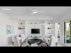 พัดลมเพดาน 2 ใน 1 แบบทันสมัย พร้อมไฟ LED แบบเลือก