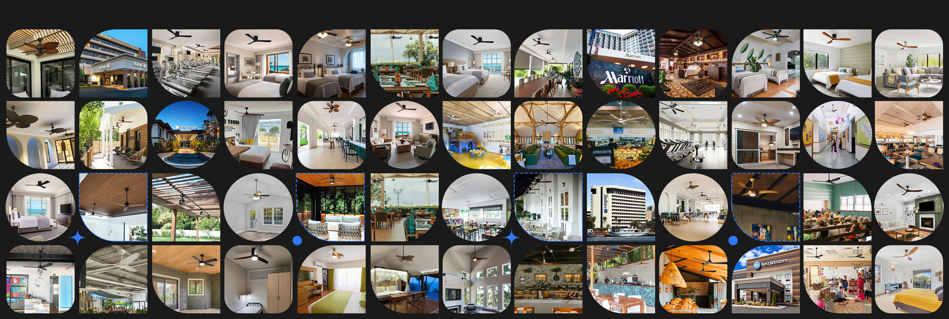 คุณภาพ พัดลมเพดาน LED ระยะไกล โรงงาน