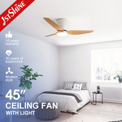 ราคาดี 45 นิ้ว พลาสติก Blade Fan Flush Mount 3 Blades ดับแสง LED ออนไลน์