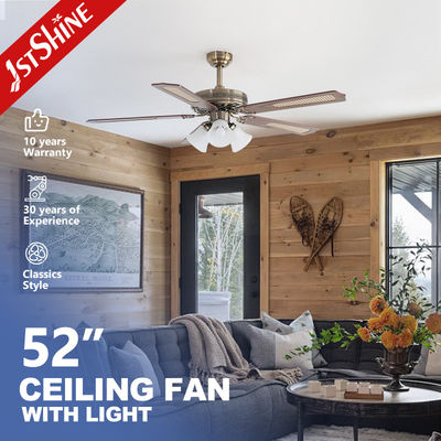 ราคาดี MDF Blade Ceiling Fan Light With AC Remote Control 3 Light Kit 230 วอล ออนไลน์